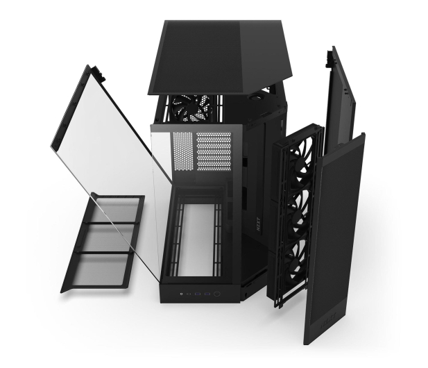NZXT H9 FLOW (2025) Black CM-H92FB-01 - 1347273 - zdjęcie 7